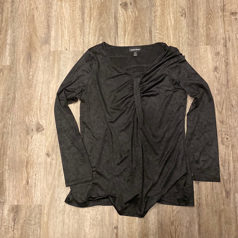 Faux texture blouse